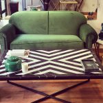 sofa verde muebles diseño