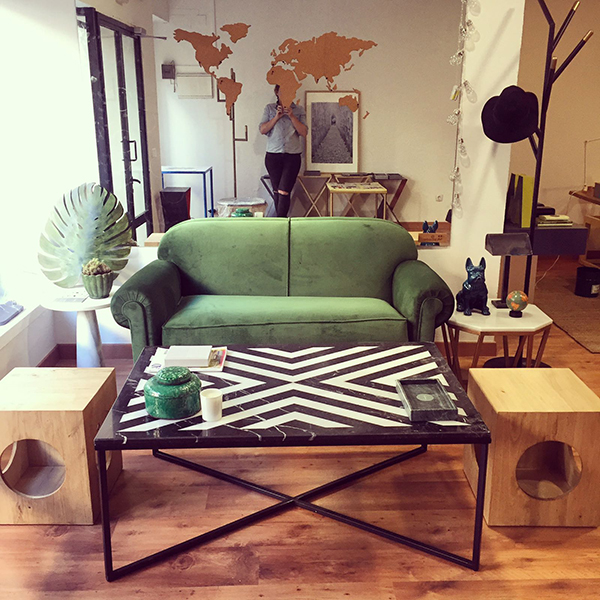 sofa mesa muebles diseño